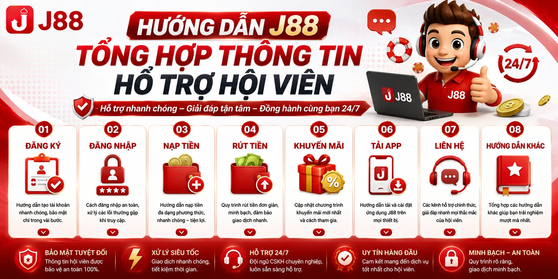 Kênh hướng dẫn J88