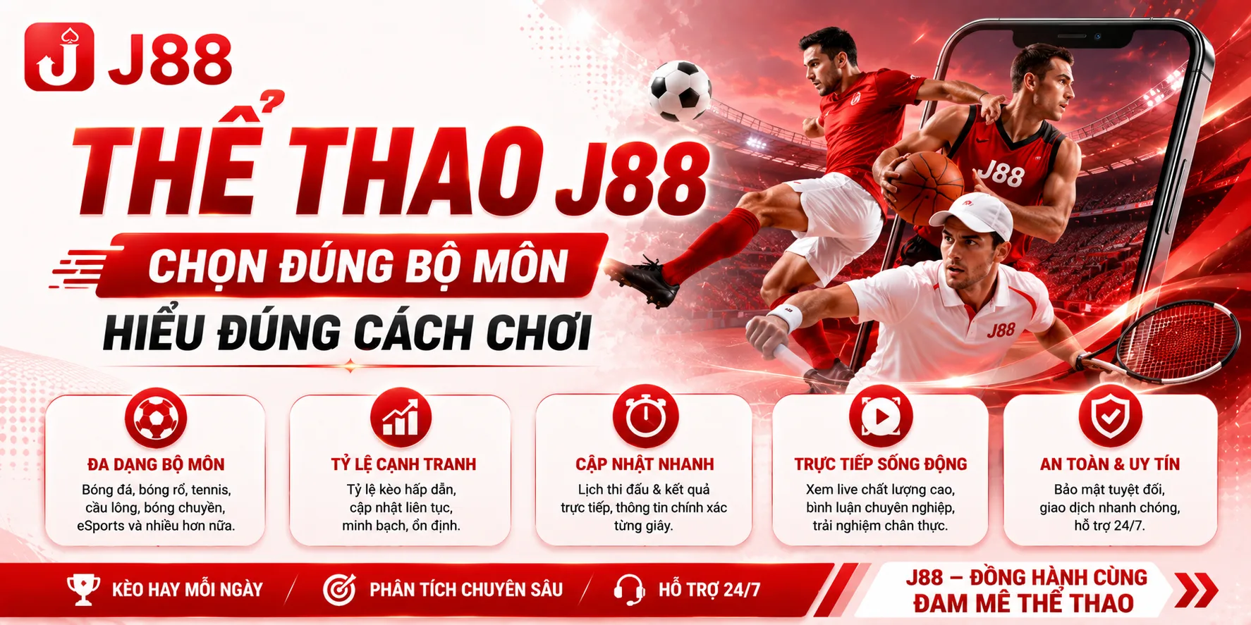 Chọn bộ môn thể thao J88